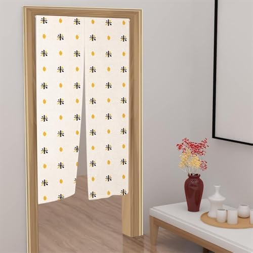 Leowefowa Japanese Noren Door Curtain