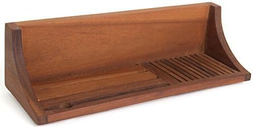 AquaTeak Original Moa Straight Teak Shower Shelf