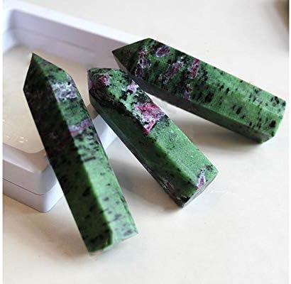 StoneStory Red Green Healing Crystal Wand Pack of 2