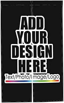 NALAHOME Custom Door Curtain Panels with Text or Photo