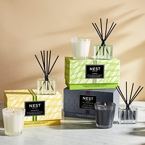 NEST New York Grapefruit Scented Candle Diffuser Set