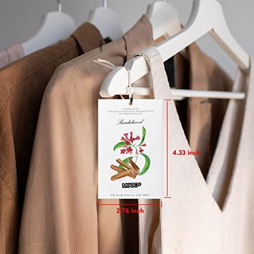 MYARO 12 Pcs Scented Sachets for Closets and Drawers