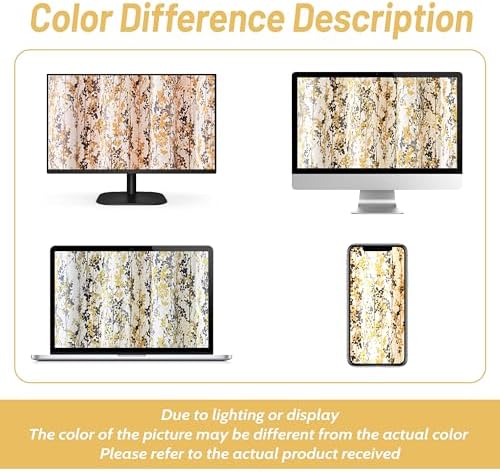 DriftAway Leah Abstract Floral Blossom Thermal Insulated Window Curtain Valance 52x18 Inches