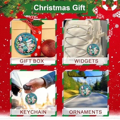 Dragonfly Christmas Ornament 2024 Hanging Decor
