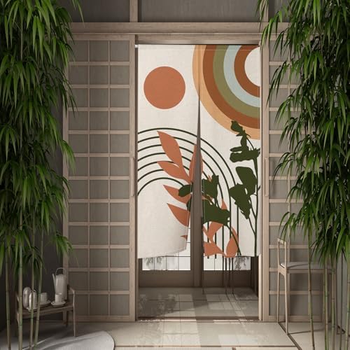 Leowefowa Japanese Noren Door Curtain 1