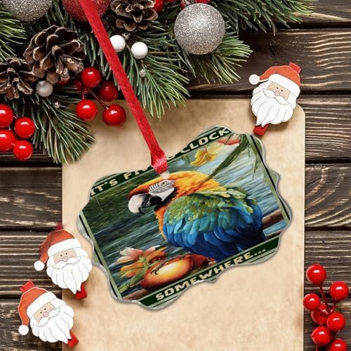3 Inch Acrylic Christmas Ornaments 2024 Fun Decor Baubles