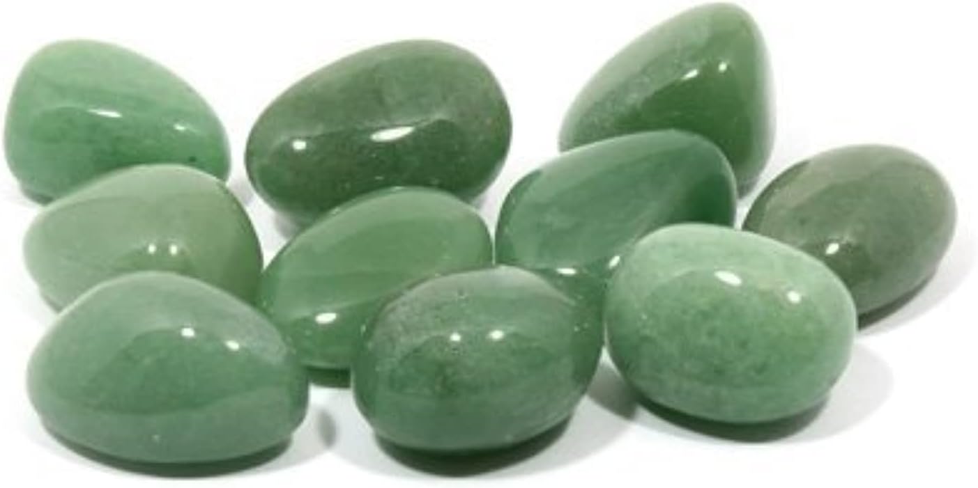CrystalAge Green Aventurine Tumble Stones Pack of 10