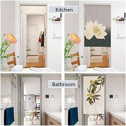 Japanese Noren Door Curtain Tapestry Ink Painting Decor