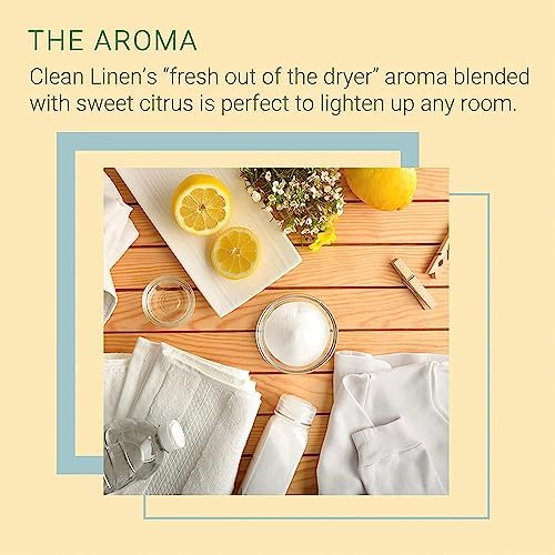 SpaRoom Reed Diffuser Oil Refill Clean Linen Scent 8oz