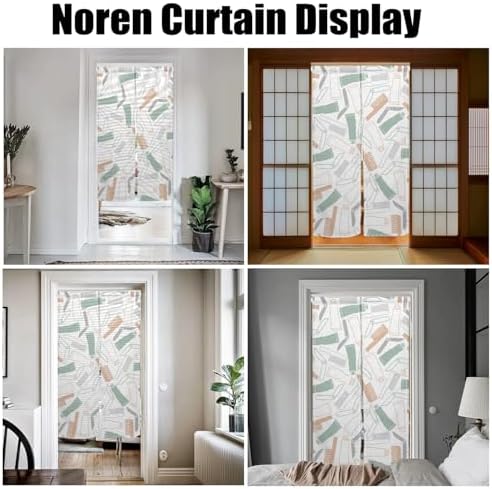 Leowefowa Long Noren Door Curtain 283 x 472 Inches