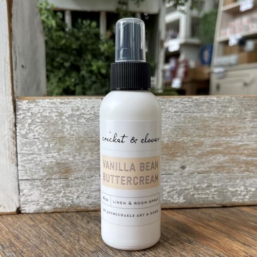 Cricket Clover Vanilla Bean Buttercream Room Spray 4 Ounce