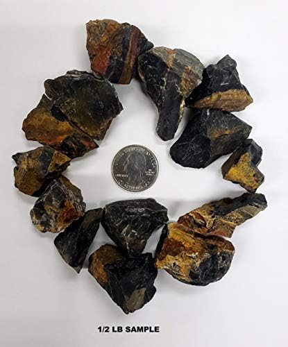 12 LB Black Onyx Stones - Natural Crystal for Healing and Crafting