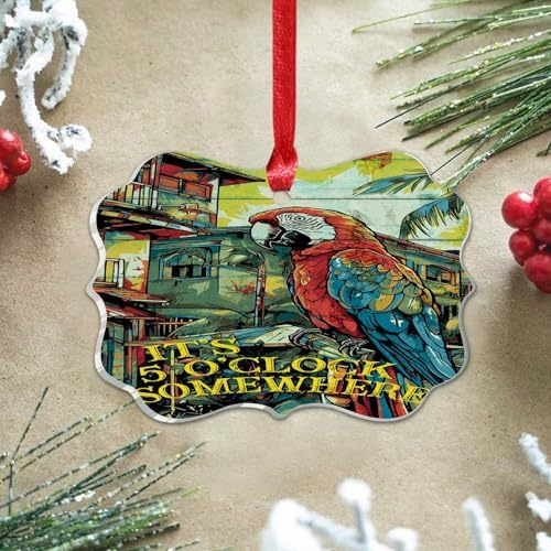 3 Acrylic Christmas Ornaments 2024 Funny Hanging Baubles Decoratives