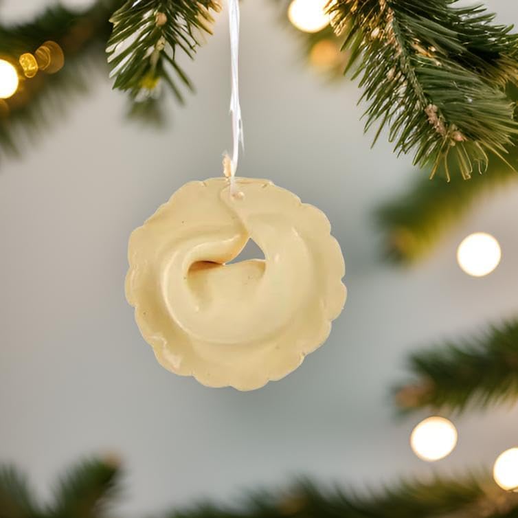 The Bridge Collection Tortellini Ravioli Ornaments Set of 3