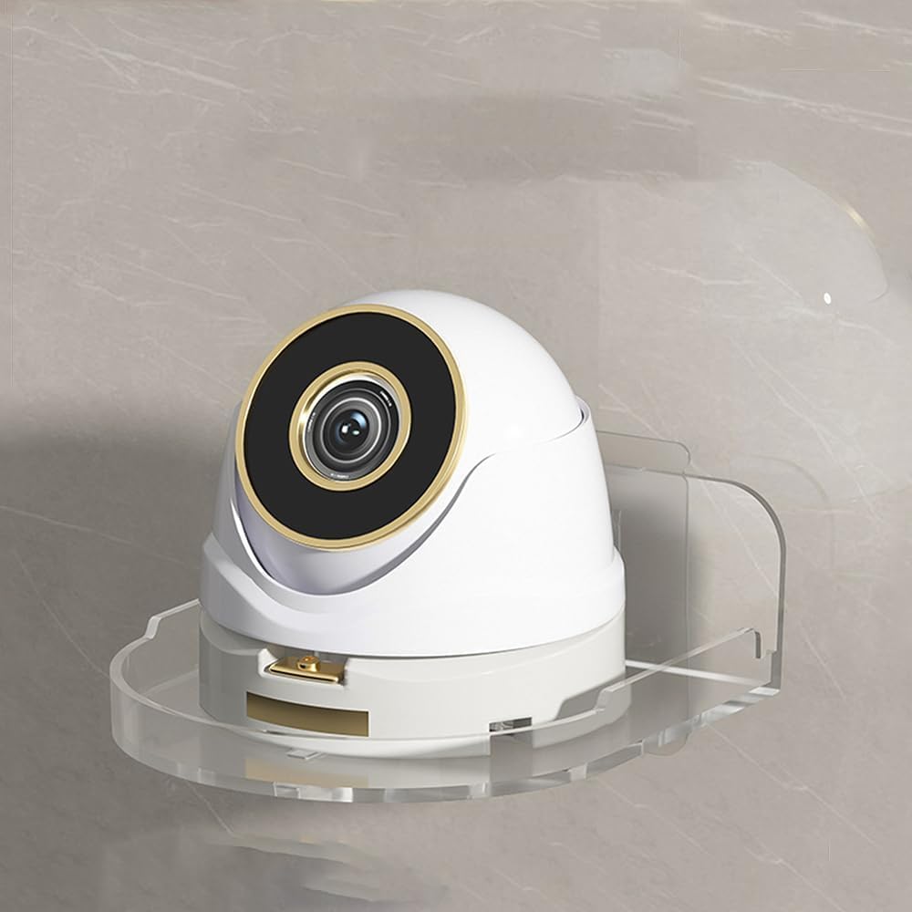 3pcs Clear Floating Shelf for Camera Baby Monitor and Smart Speaker