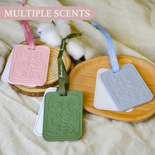 Aeviva 2 Pack Fresh Rose Scented Sachets for Car and Home Use