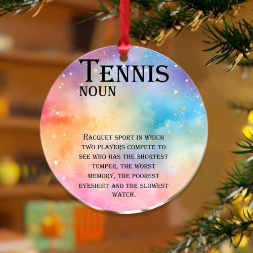 3 Inch Acrylic Christmas Ornaments 2024 Funny Minimalist Design