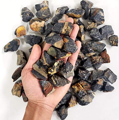 12 LB Black Onyx Stones - Natural Crystal for Healing and Crafting
