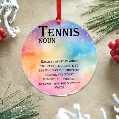 3 Inch Acrylic Christmas Ornaments 2024 Funny Minimalist Design