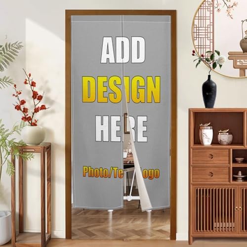 Customizable Japanese Noren Door Curtain Panel Decor
