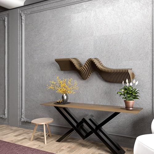 Batamex 40 Inch Wavy Floating Shelf TV Unit