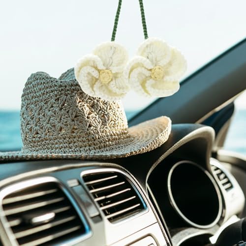 Cute Hibiscus Car Hanger Ornament for Women