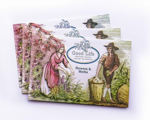 Good Life Flowers Herbs Scented Sachets 12 Pack