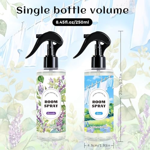 SCENTORINI Air Freshener Spray 2-Pack Linen Lavender