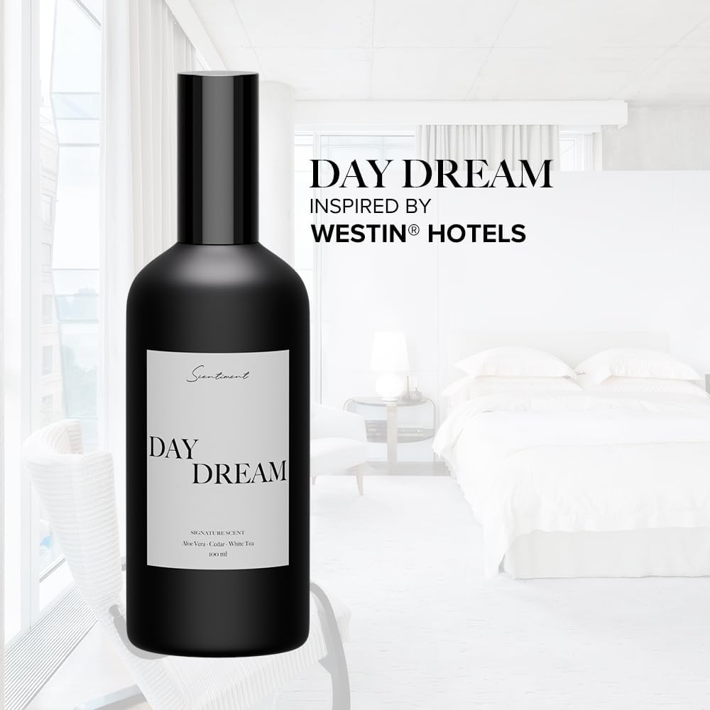Day Dream Room Spray - 100ml Relaxing White Tea Aloe Cedarwood Scent