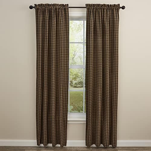 Park Designs Sturbridge Lined Panel 84 Black