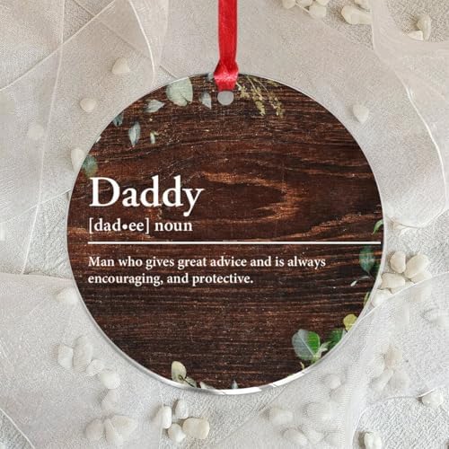 3 Inch Acrylic Christmas Ornaments 2024 Decorative Hanging Baubles