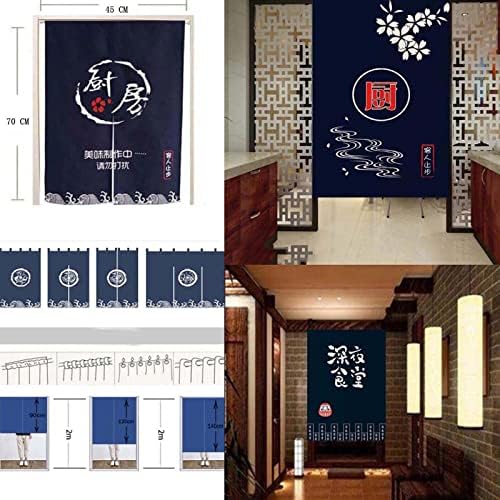 ZEALMAX Japanese Noren Door Curtain Panel 45x70cm A