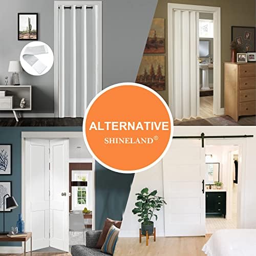 SHINELAND Thermal Insulated Curtain Panels for Hallway and Door