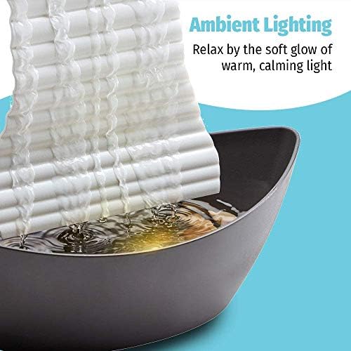HoMedics White Waters Relaxation Tabletop Fountain