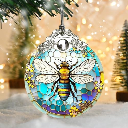 Jocidea Bee Christmas Ornament 75cm Glass Decoration