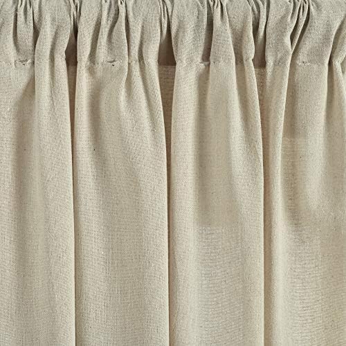 Lush Decor Boho Pom Tassel Curtain Panel 84x52in Dark Linen