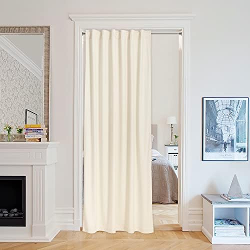 StangH Doorway Curtains Ivory White Panel