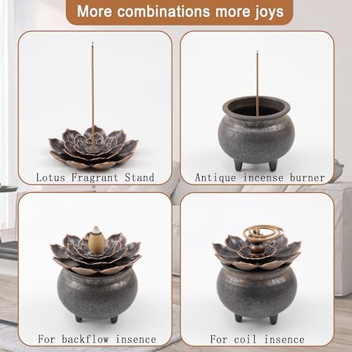 Antique Gilding Ceramic Incense Burner Stick Holder