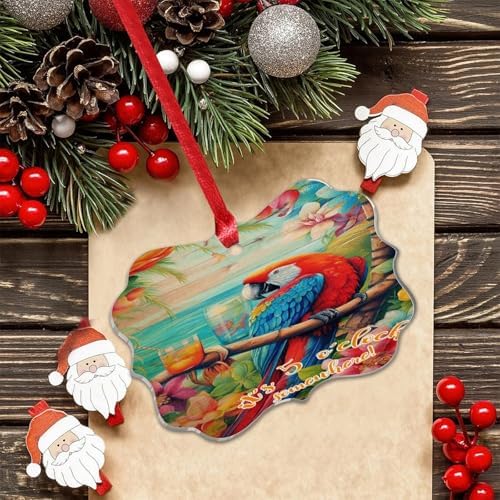 3 Inch Acrylic Christmas Ornaments 2024