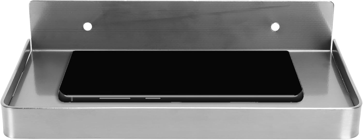 Stainless Steel Bathroom Phone Shelf Wall Mount 73x35in