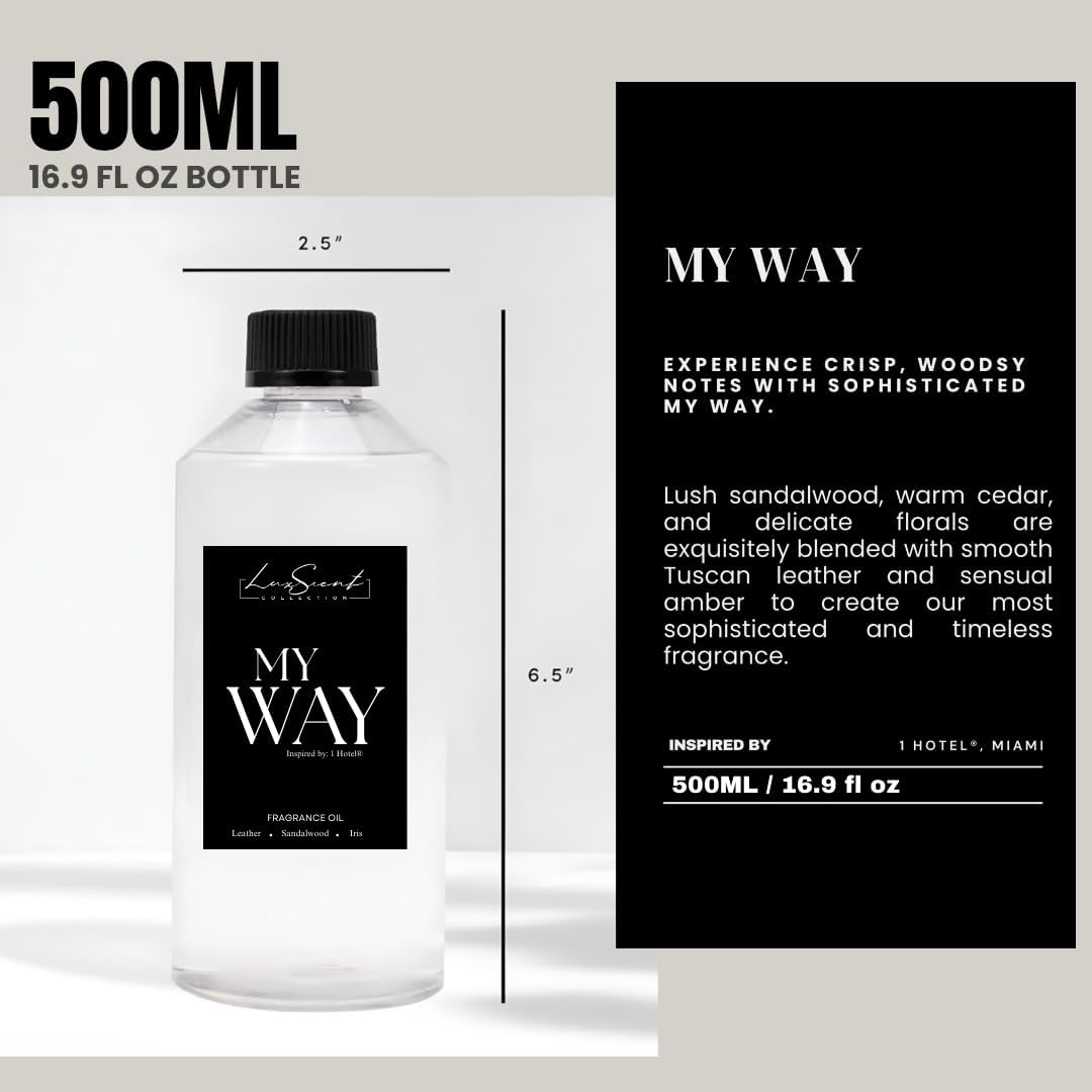 My Way Aroma Diffuser Oil 500ML Luxury Hotel Fragrance