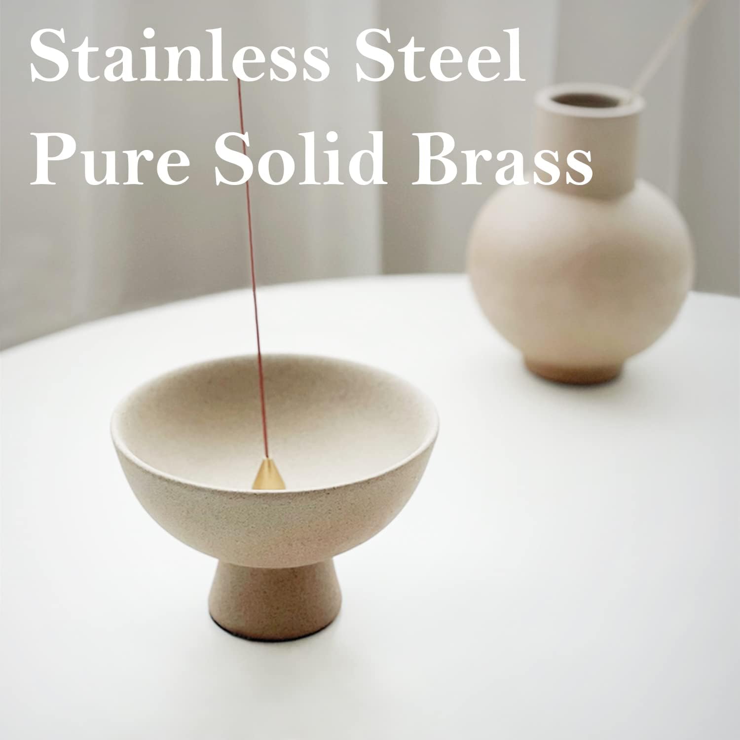 Ceramic Incense Holder for Sticks - Modern Zen Decor
