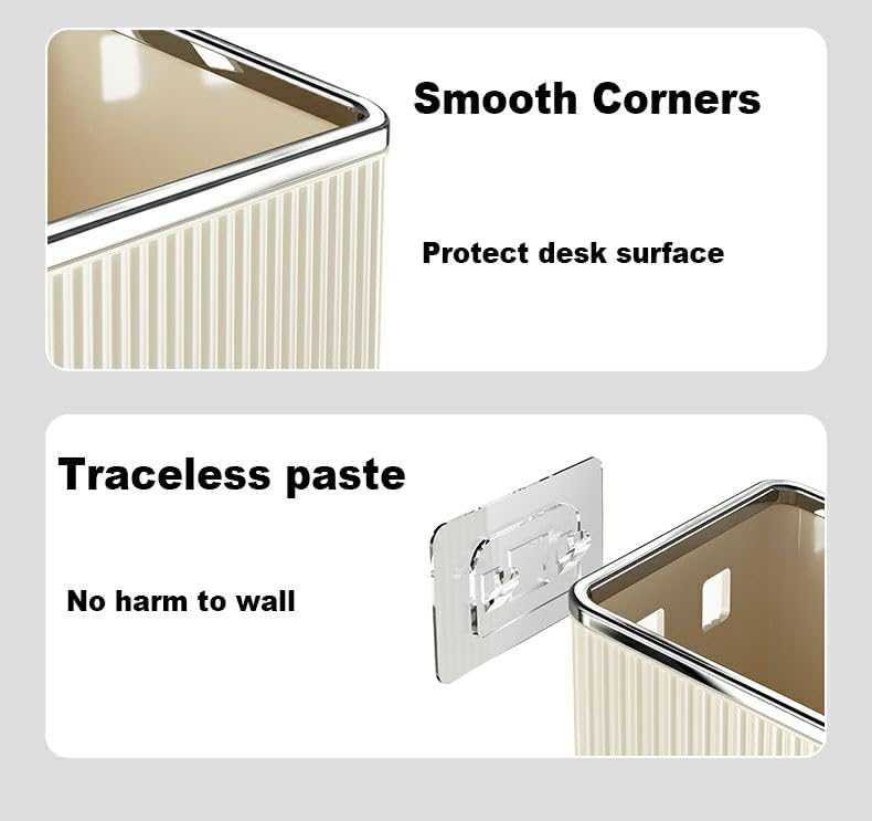 Wall Mounted Floating Shelf Organizer No Drilling