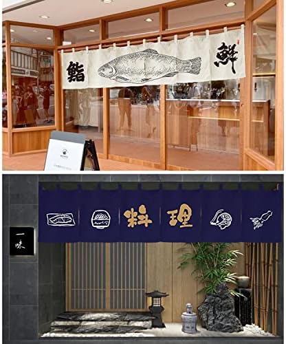 Japanese Style Curtain for Restaurant and Sushi Bar Decoration