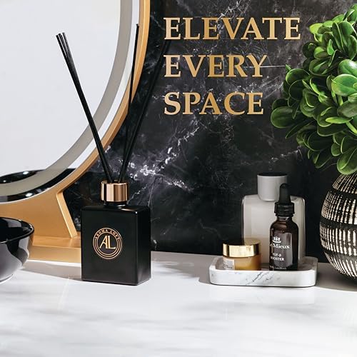 Fresh Linen Reed Diffuser Set for Home Office