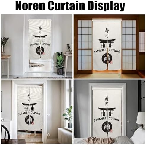 Japanese Noren Door Curtain Decor 283x472 Inches