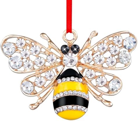 FLYAB Metal Bee Christmas Ornaments 2025