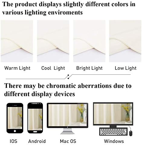 StangH Doorway Curtains Ivory White Panel