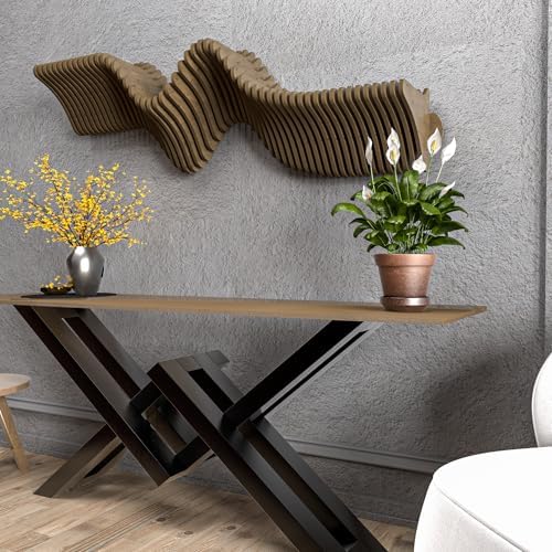 Batamex 40 Inch Wavy Floating Shelf TV Unit