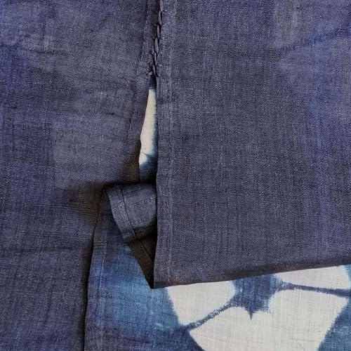 Hand-Dyed Japanese Door Curtain Shibori Noren Panel 335x59in